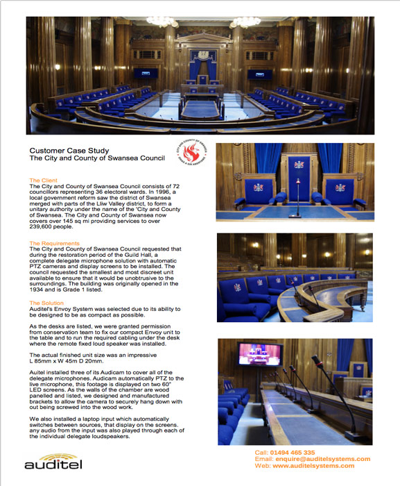 City & County of Swansea Council | Case Study | Auditel
